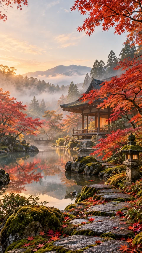 枫影幽庭·初见